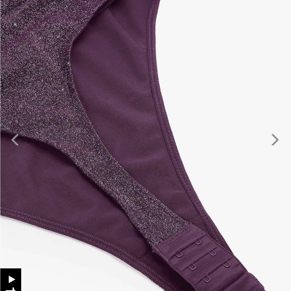 NWT Popilush Shapewear Knit Long Sleeve Slimming Bodysuit - Picture 15 of 15